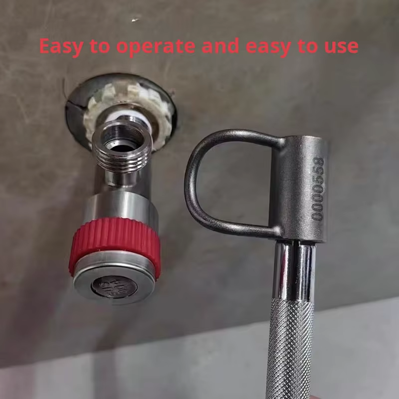 Outils de réparation de canalisations, petit espace pour le démontage et l'assemblage de robinets et de valve d'angle, clé de salle de bains, outils manuels