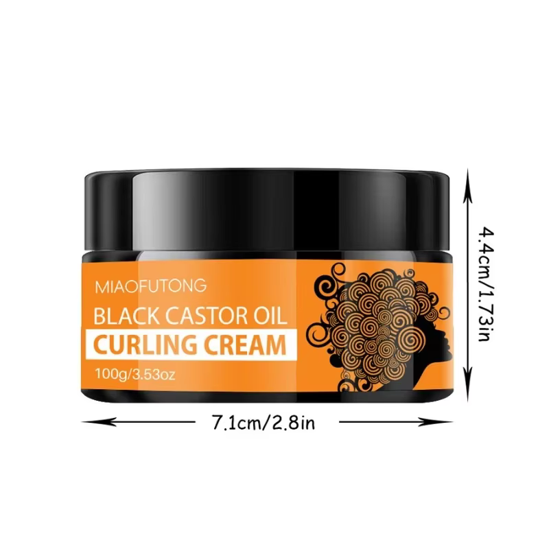 Crème coiffante et élastifiante pour cheveux bouclés et volumineux