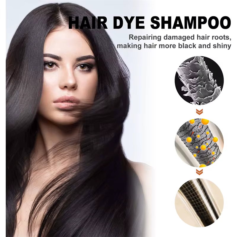 Shampooing de coloration instantanée 3 en 1