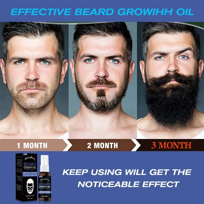 Sérum en spray pour la croissance de la barbe