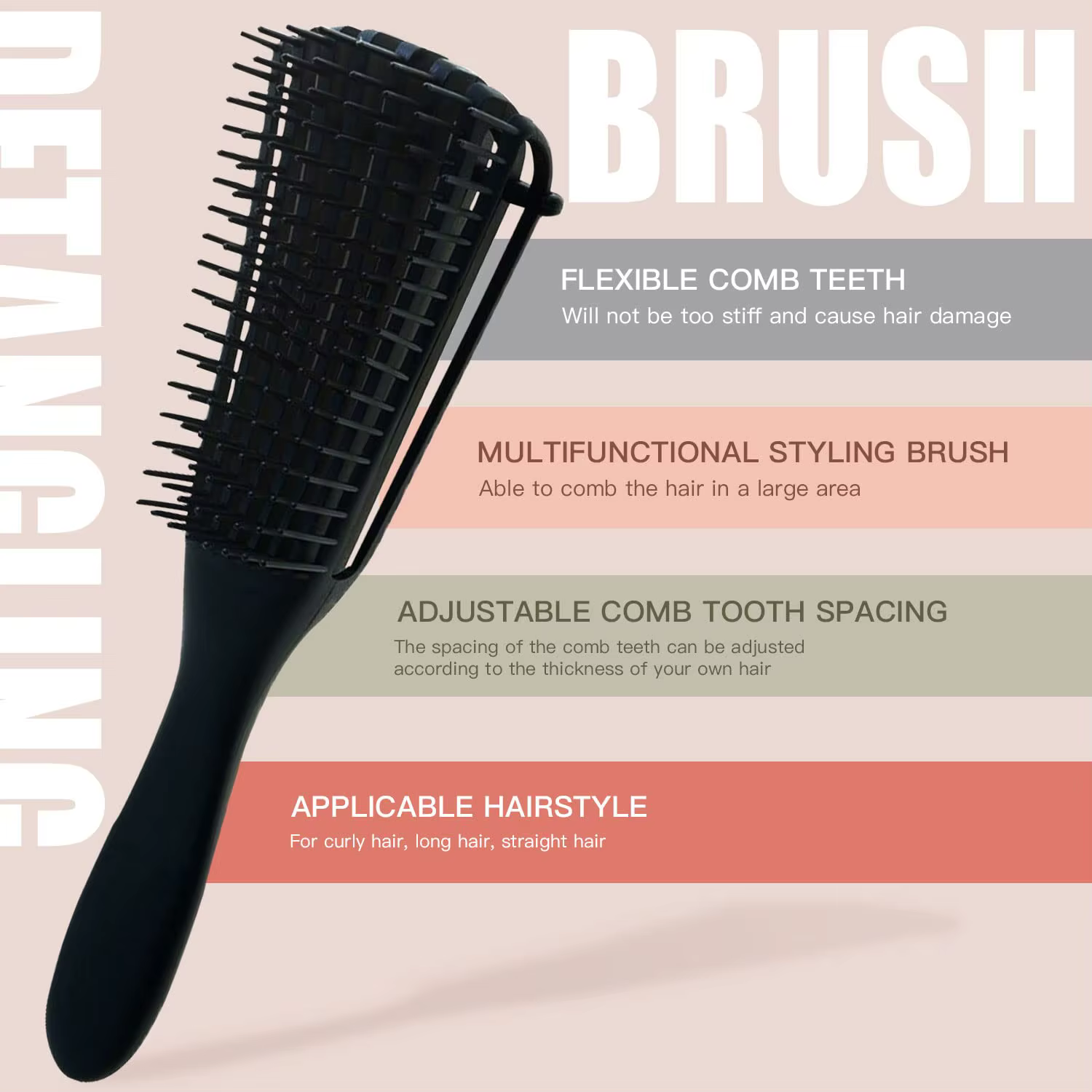 Kit de soins capillaires pour cheveux bouclés secs et humides