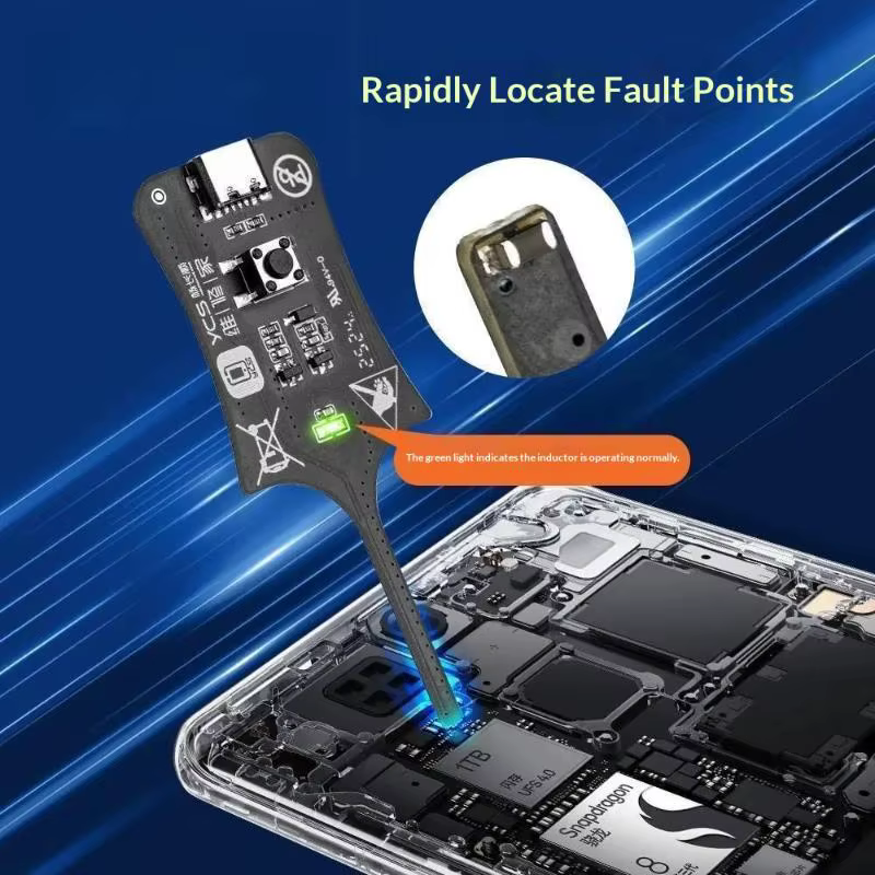 Testeur YCS de diagnostic rapide des pannes de carte mère, outils de réparation de circuits imprimés, testeur d'inductance à induction électromagnétique rapide