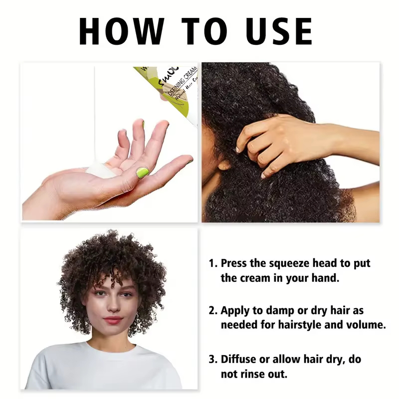 Love Your Curly Hair - All in One Curly Cream Styling