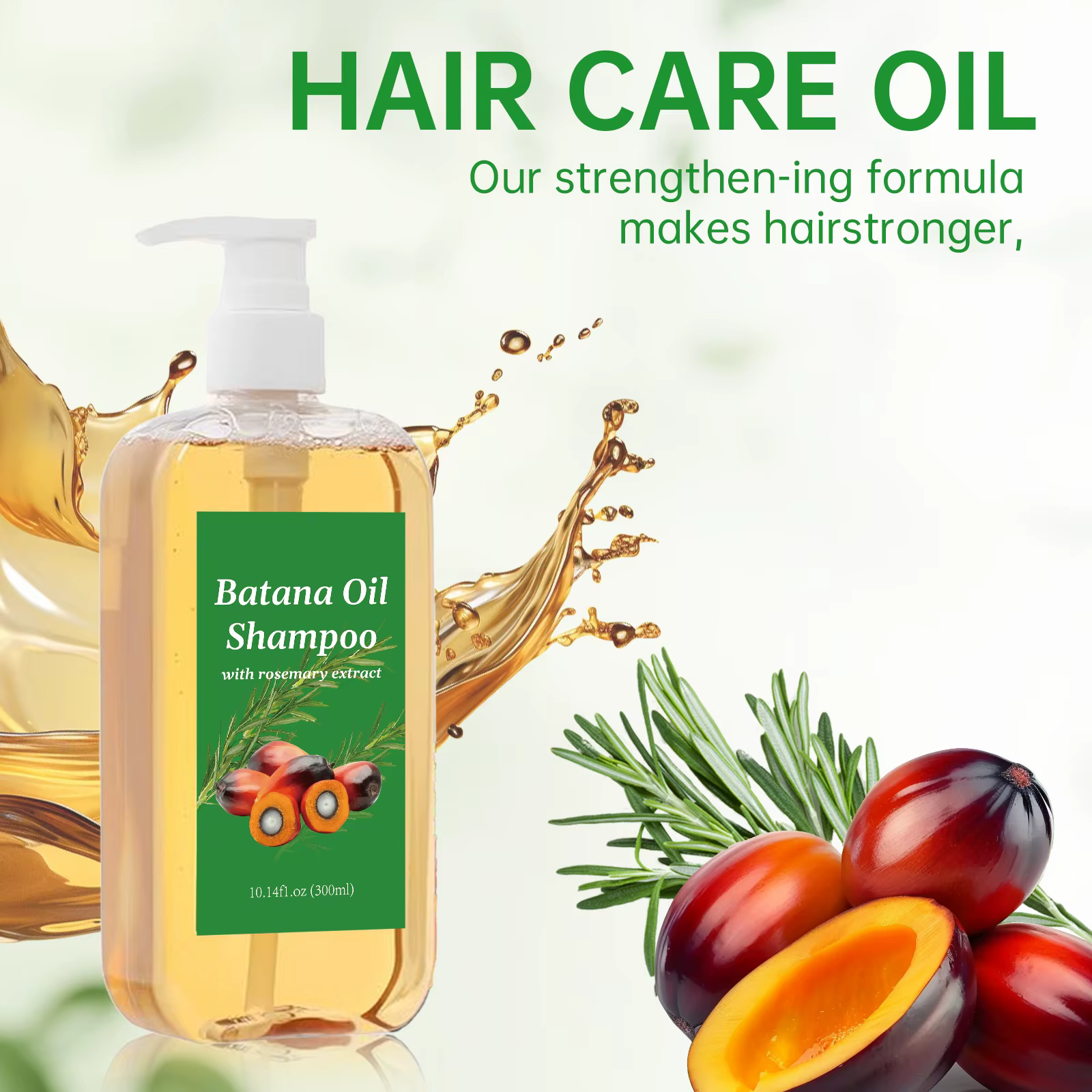 Shampoo fortifiant pour cheveux Batanana 300ml - Formule à l'huile