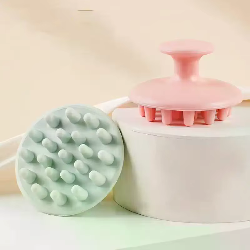 Shampoing en Silicone, masseur de cheveux du cuir chevelu