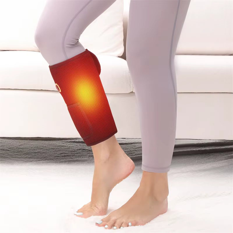 Support chauffant pour mollets, 3 modes de chauffage et massage, récupération sportive, relaxation musculaire des jambes, soulagement de la douleur, récupération sportive