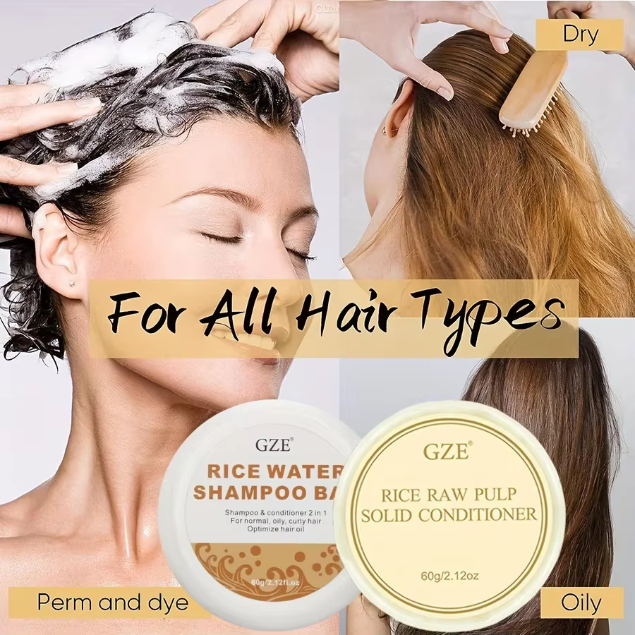 GZE – shampoing à l'eau de riz