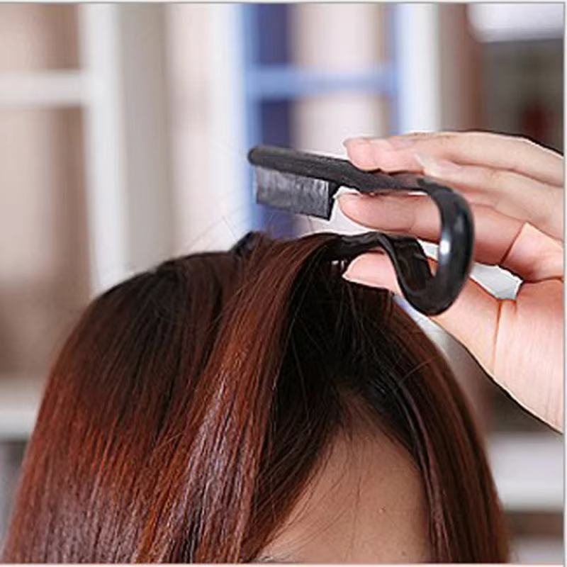 Peigne en V pour coiffure