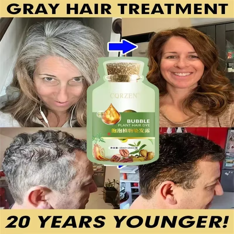 Shampooing pour couvrir les cheveux gris