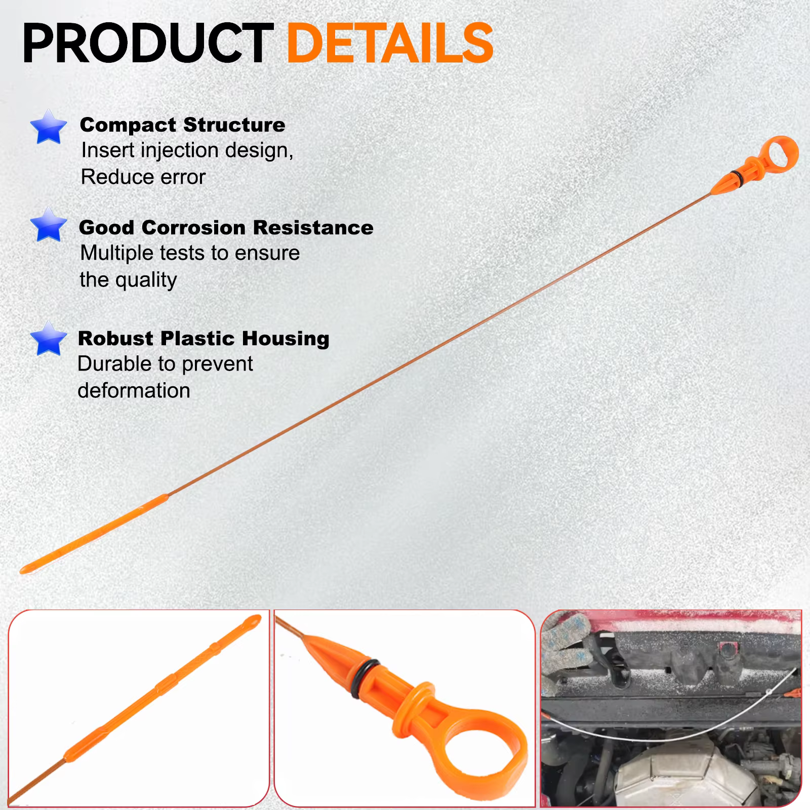 Jauge de niveau d'huile moteur de voiture, 1 pièce, 1174G1 1174.G9 1174F0, pour citroën C4 C5 C8 DS4 DS5 RCZ Peugeot 308 3008 407 508 5008 807