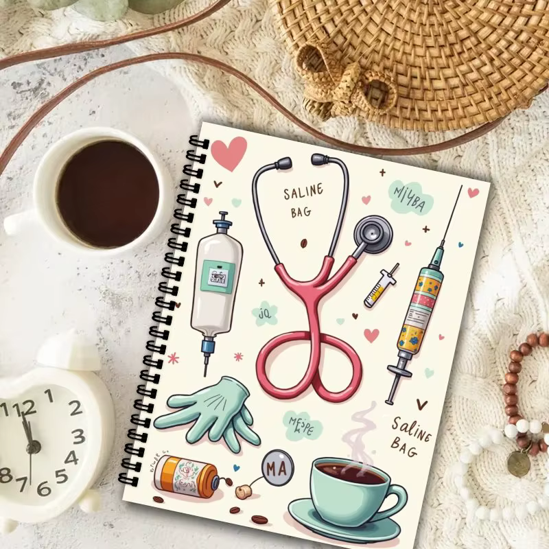 Carnet spirale pour assistant médical et infirmière, un cadeau mignon et pratique pour les femmes et les professionnels de la santé
