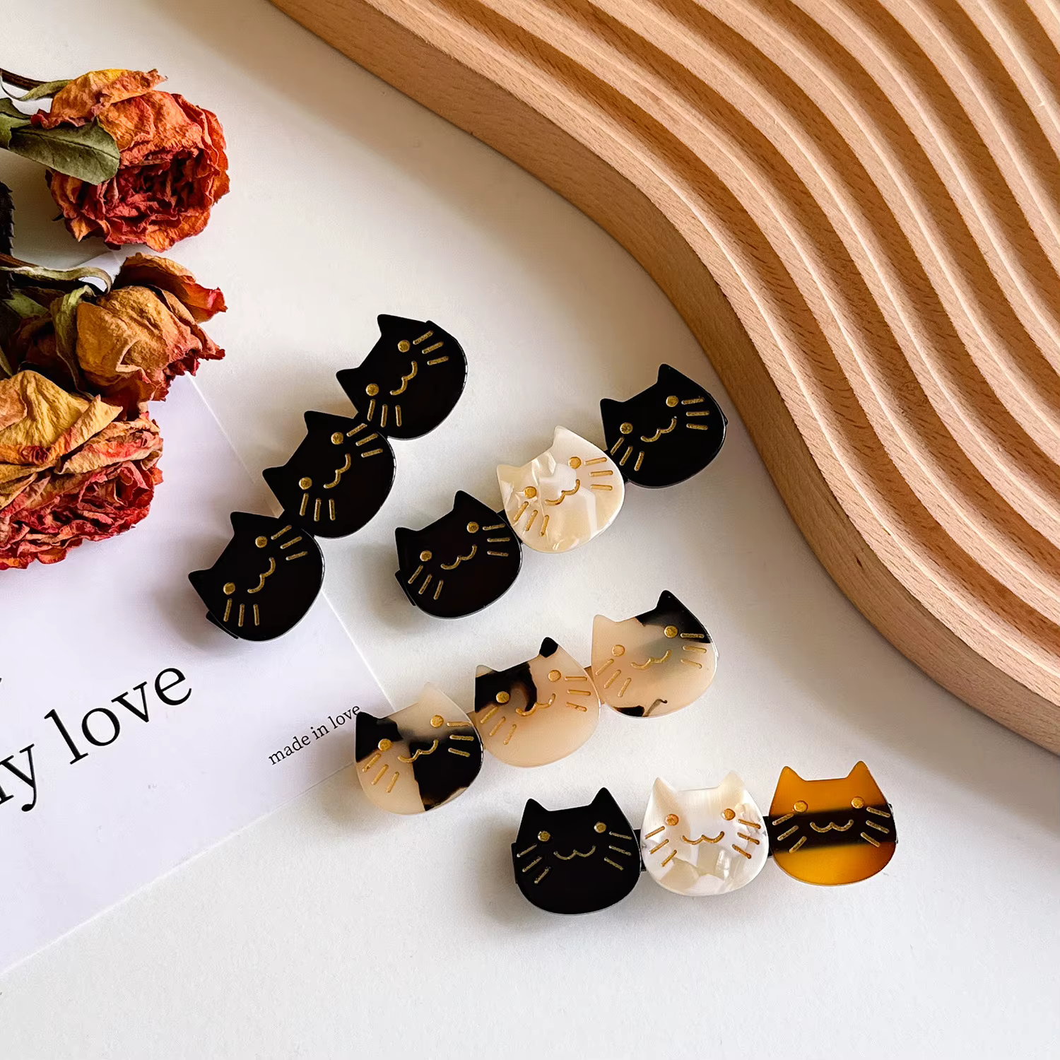 Barrettes Rétro en Acétate Motif Léopard pour Femmes – Nouveaux Pinces à Cheveux Tendance – Accessoires de Mode