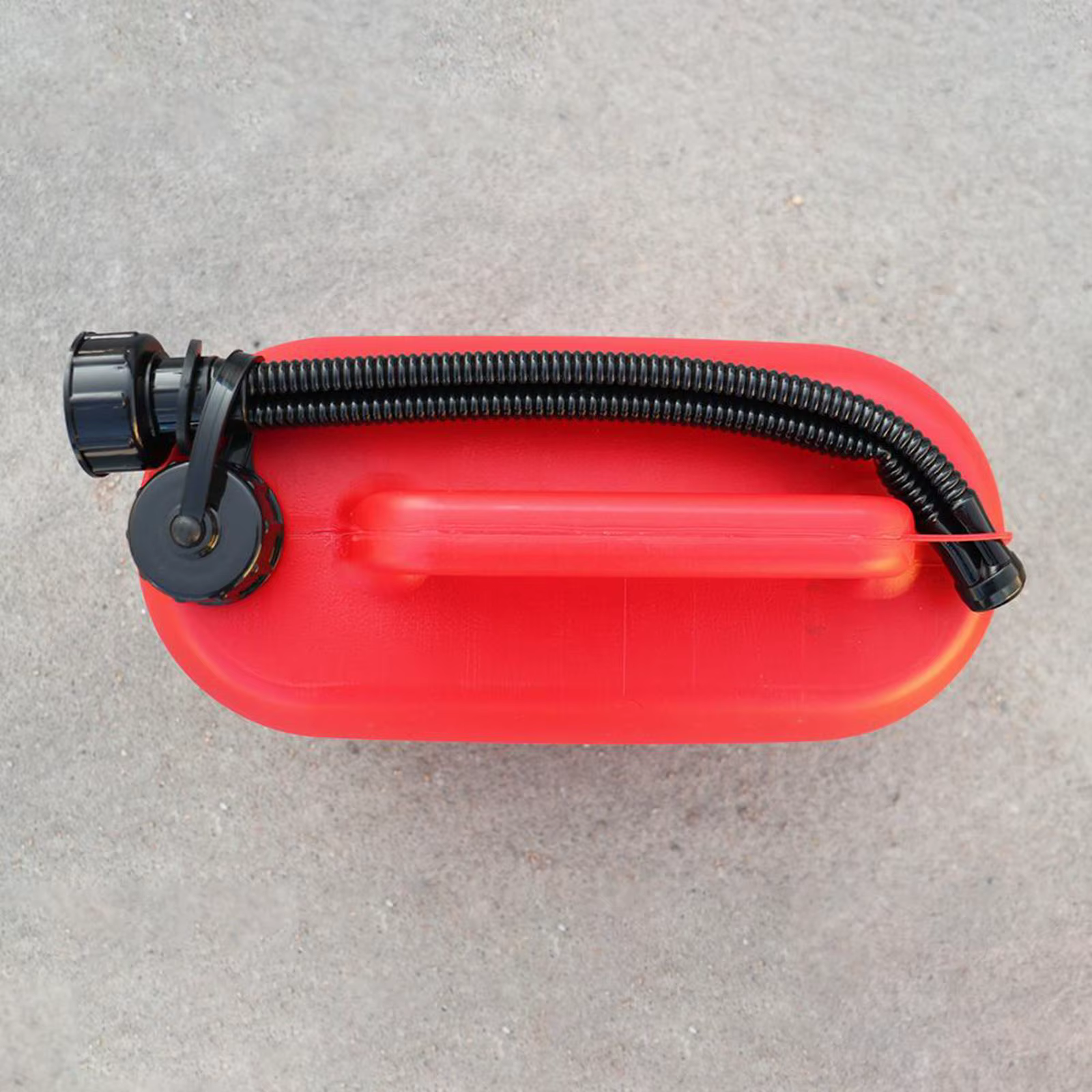 Bidon de carburant portable 20L pour essence et huile avec bande graduée facile à lire, compatible avec la plupart des voitures et des SUV