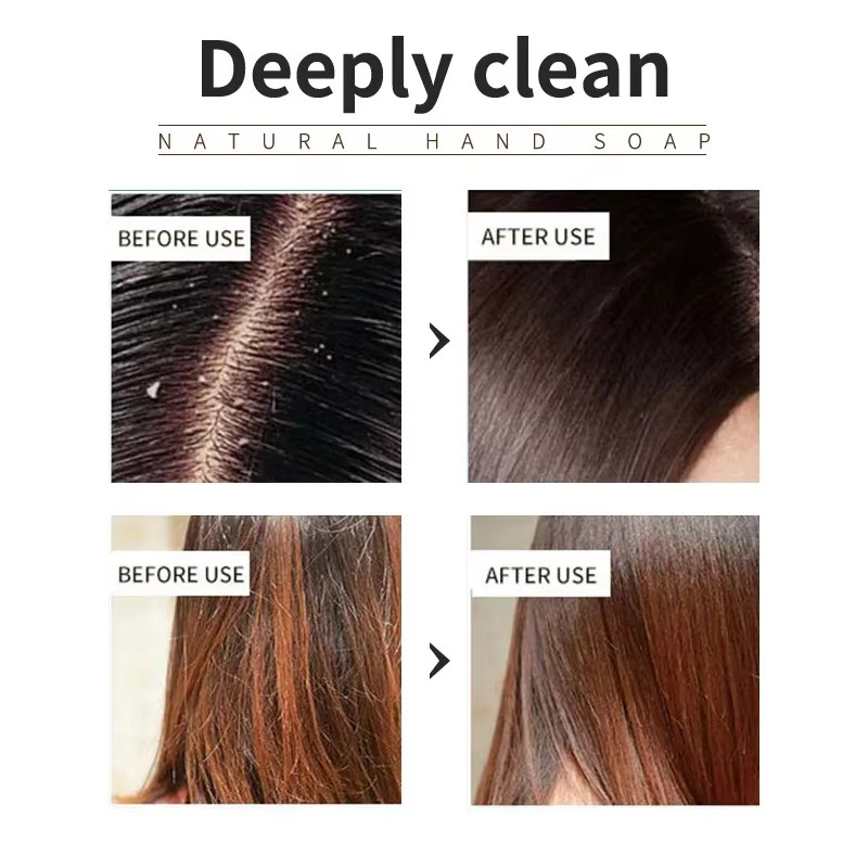 Le shampoing à la lavande est rafraîchissant