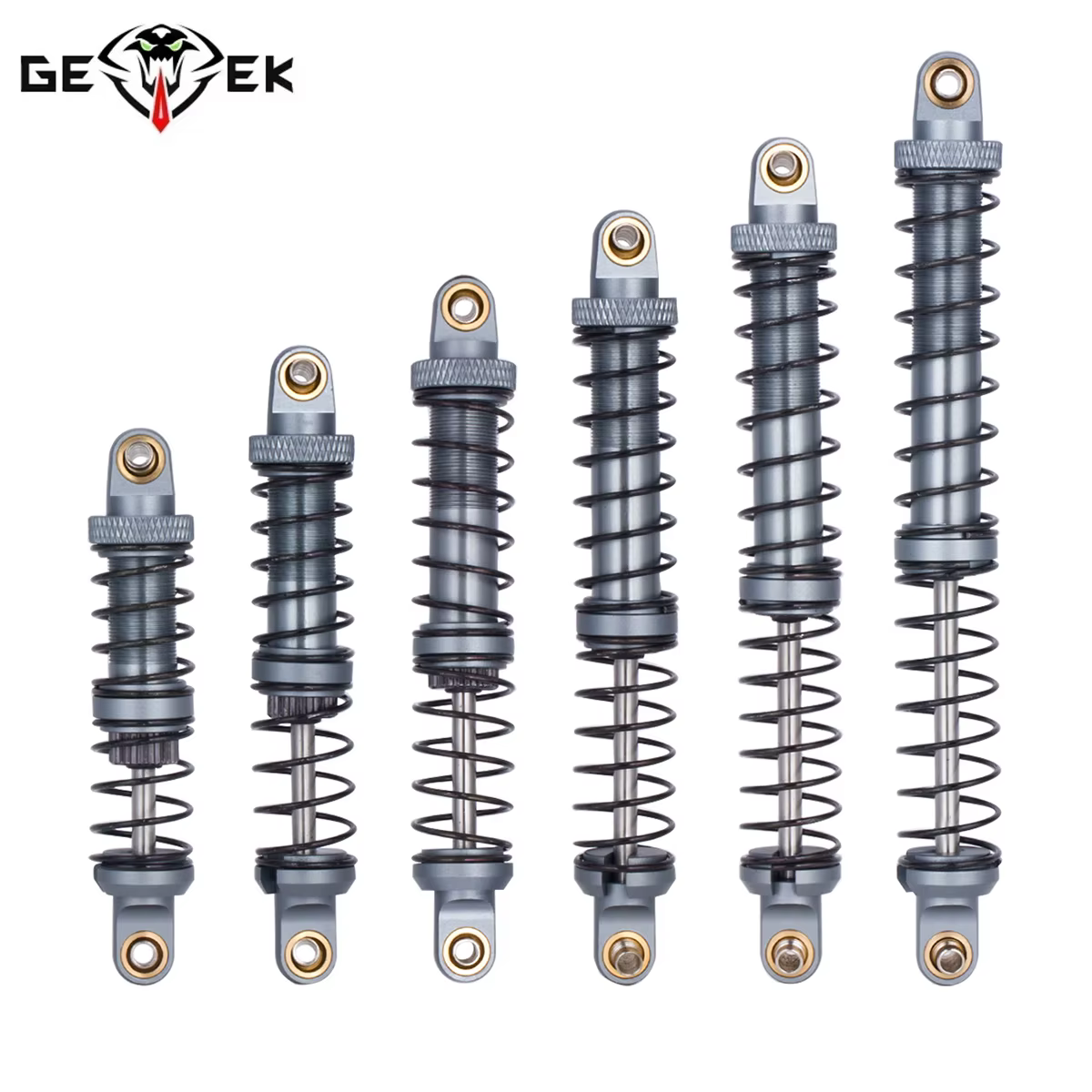 Amortisseur d'huile en métal 70/80/90/100/110/120mm pour voiture sur chenilles 1/10 RC Axial SCX10 TRX4 TRX6 90046 AXI03007, pièce de mise à niveau
