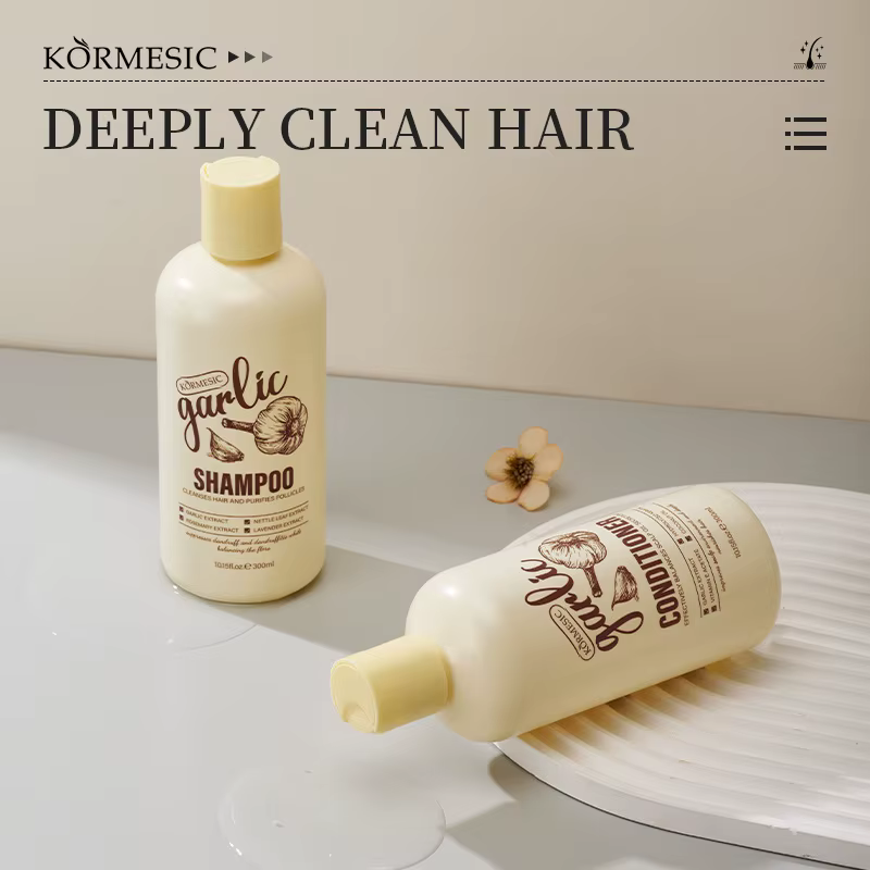 Shampoing nettoyant anti-acariens à l'ail