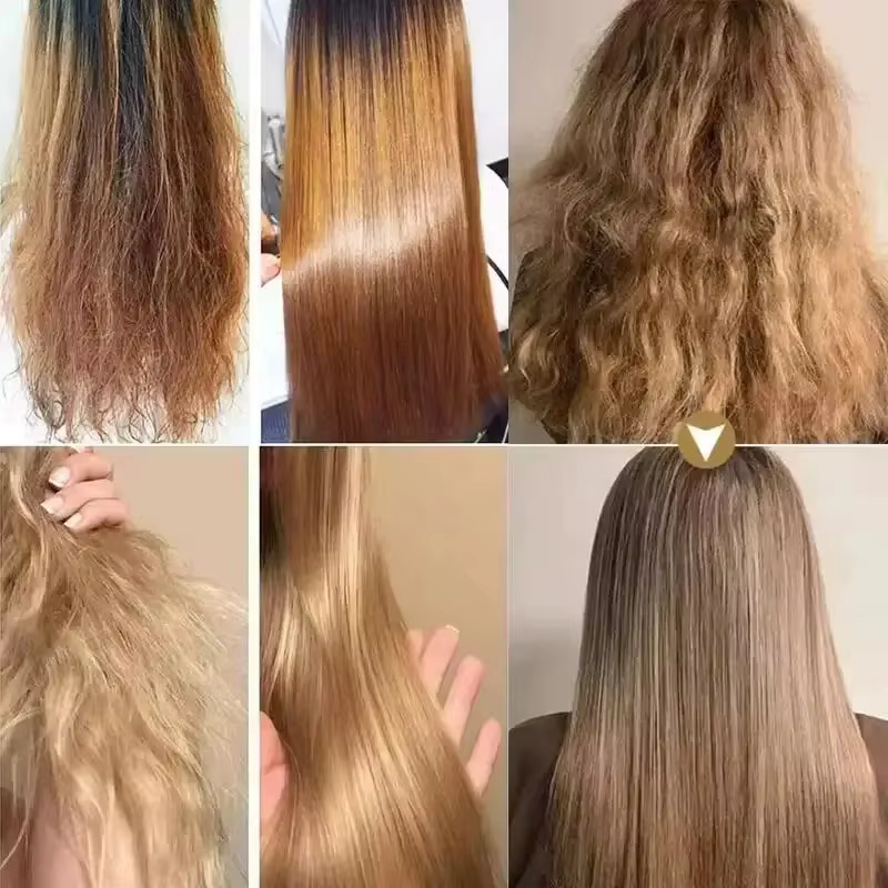 Masque Capillaire Professionnel Magique 5 Secondes Soin Doux et Lissant Réparation Naturelle Prévient la Sécheresse
