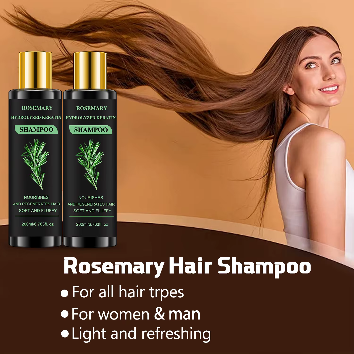 Shampoing pour une croissance rapide des cheveux