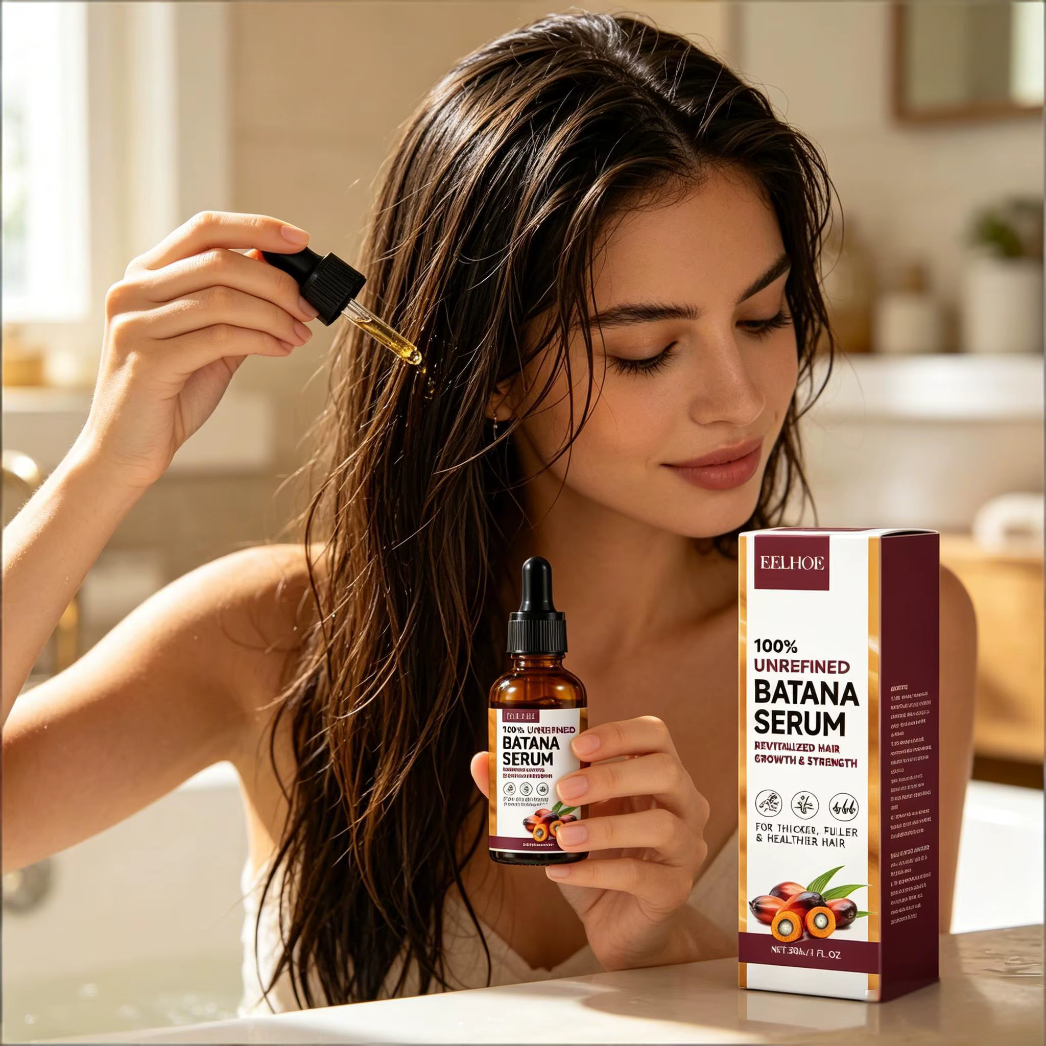 Shampoo à l'huile de Batana