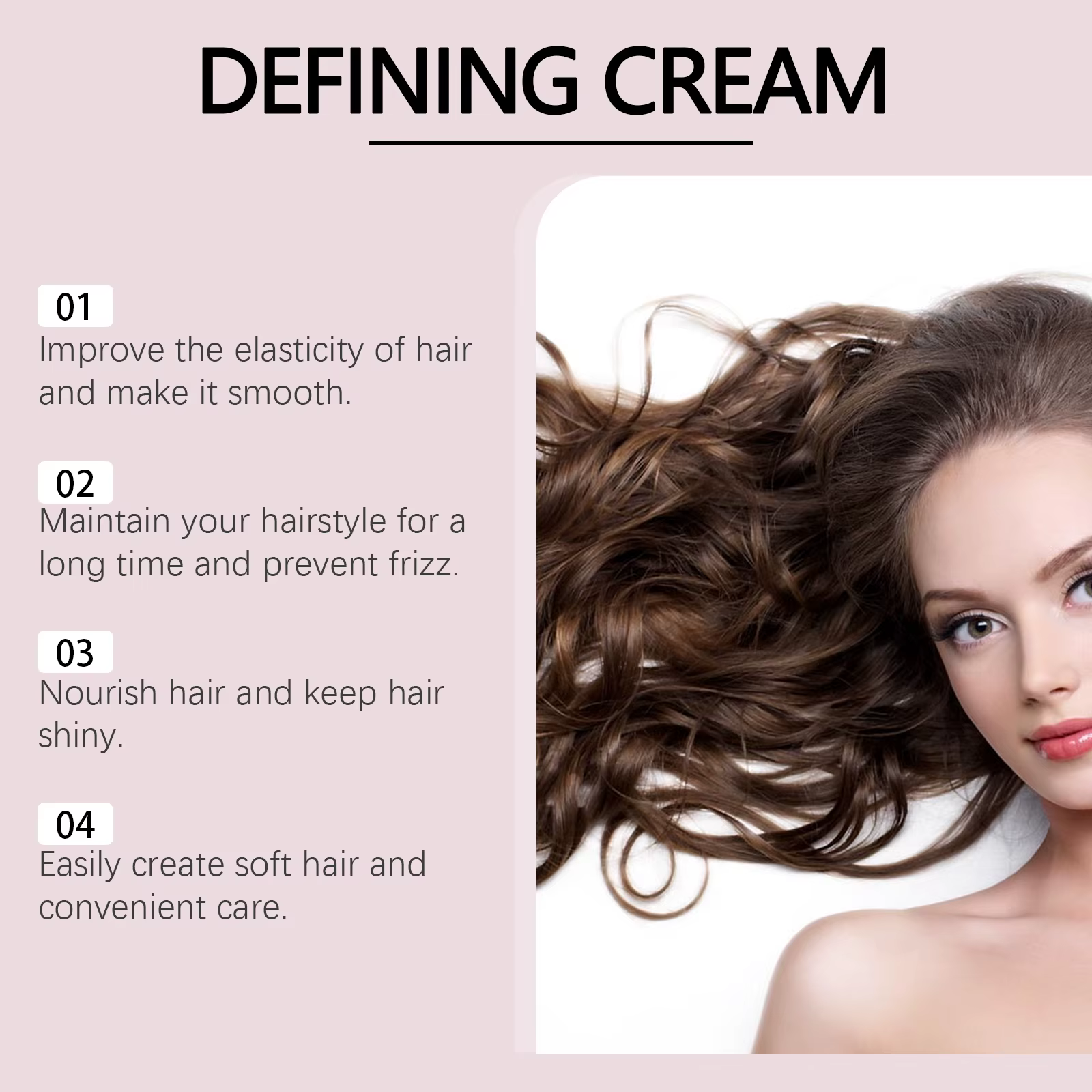 Essence coiffante nourrissante à l'élastine pour cheveux secs et abîmés