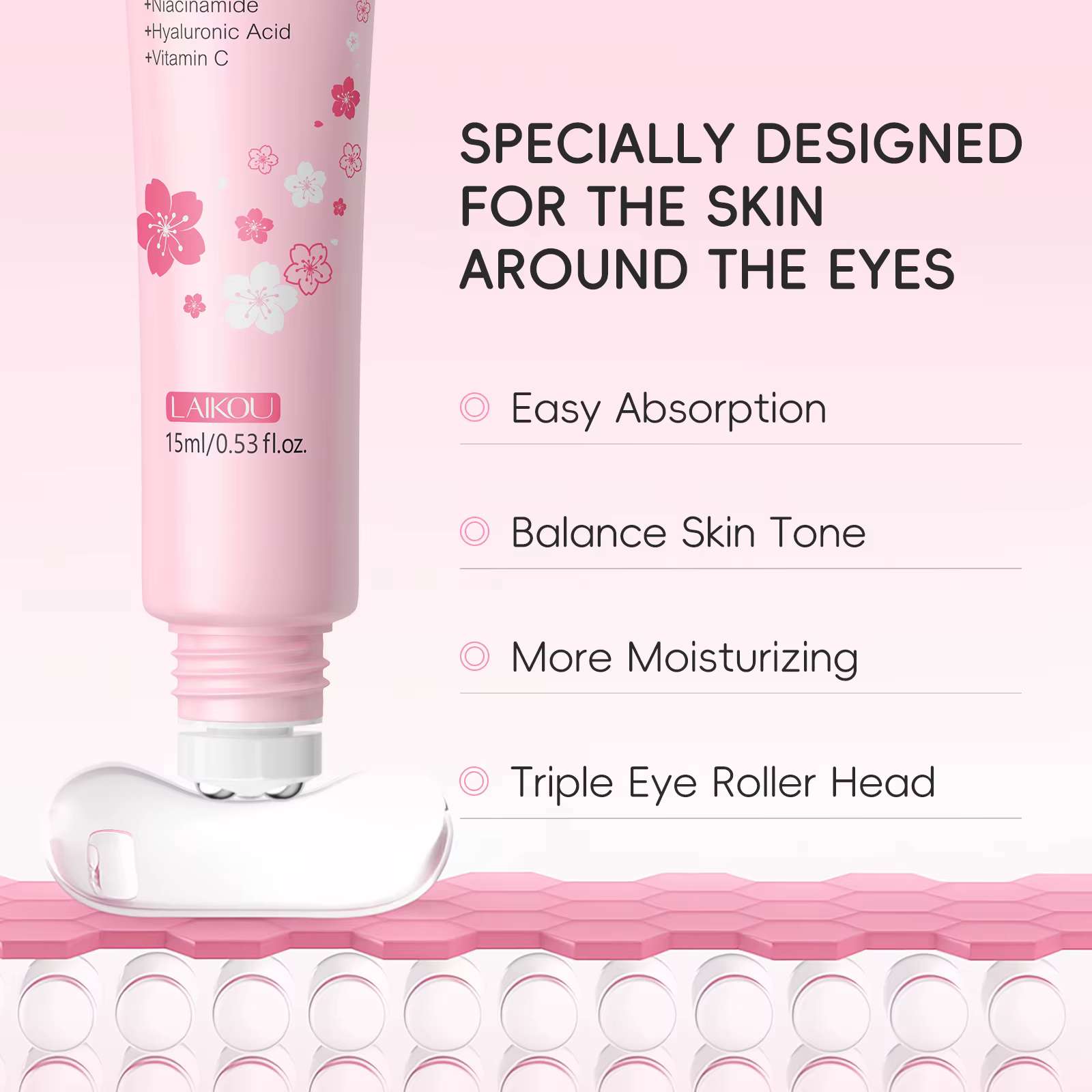 Sérum pour les yeux LAIKOU Sakura Roller 15ml