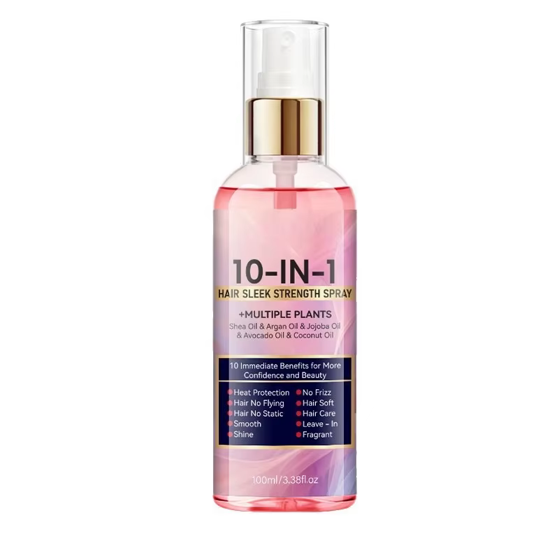 Spray capillaire 10 en 1 sans rinçage pour réparer les cheveux secs