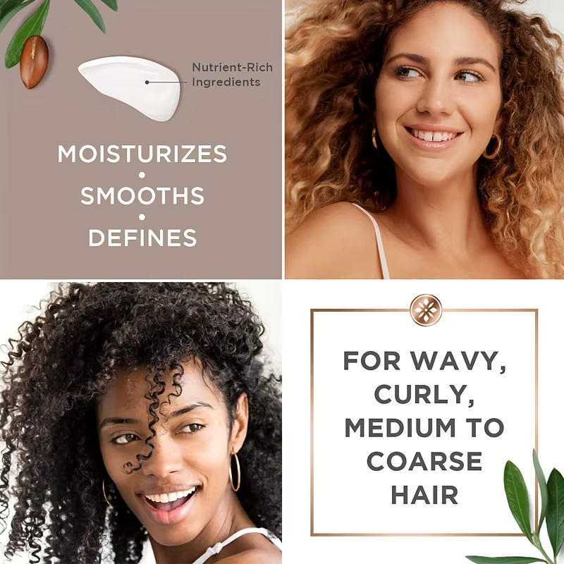 GZE Curl Defining Cream Antiadhésif sans rinçage Hydrate et élimine les frisottis