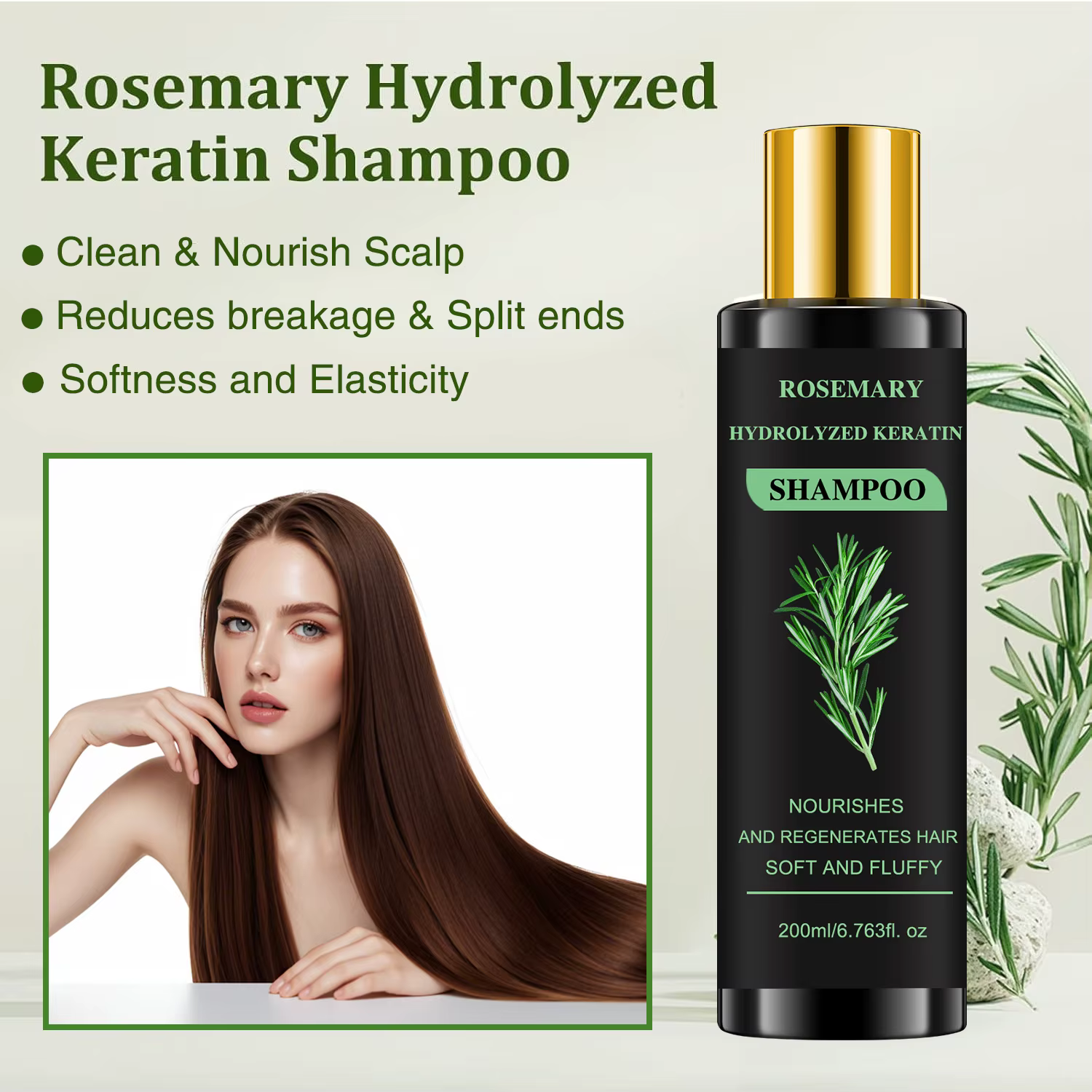 Shampoing pour une croissance rapide des cheveux