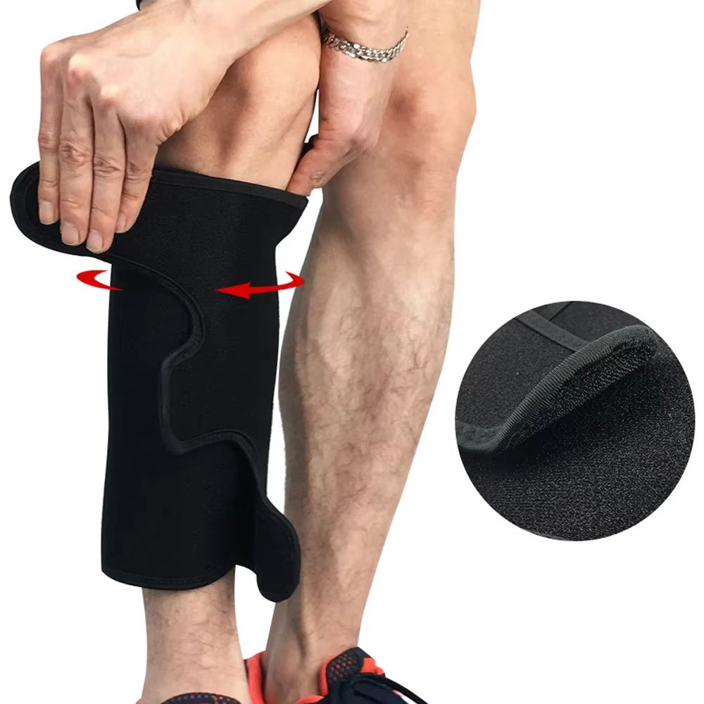 Attelle de mollet pour soulager la douleur des muscles des mollets déchirés et des attelles du tibia, manchon de Compression des mollets pour la tension, la déchirure, les blessures au bas des jambes,