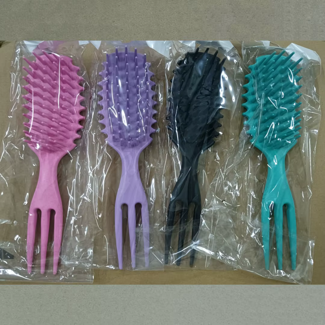 Peigne démêlant à dents larges pour cheveux humides et secs
