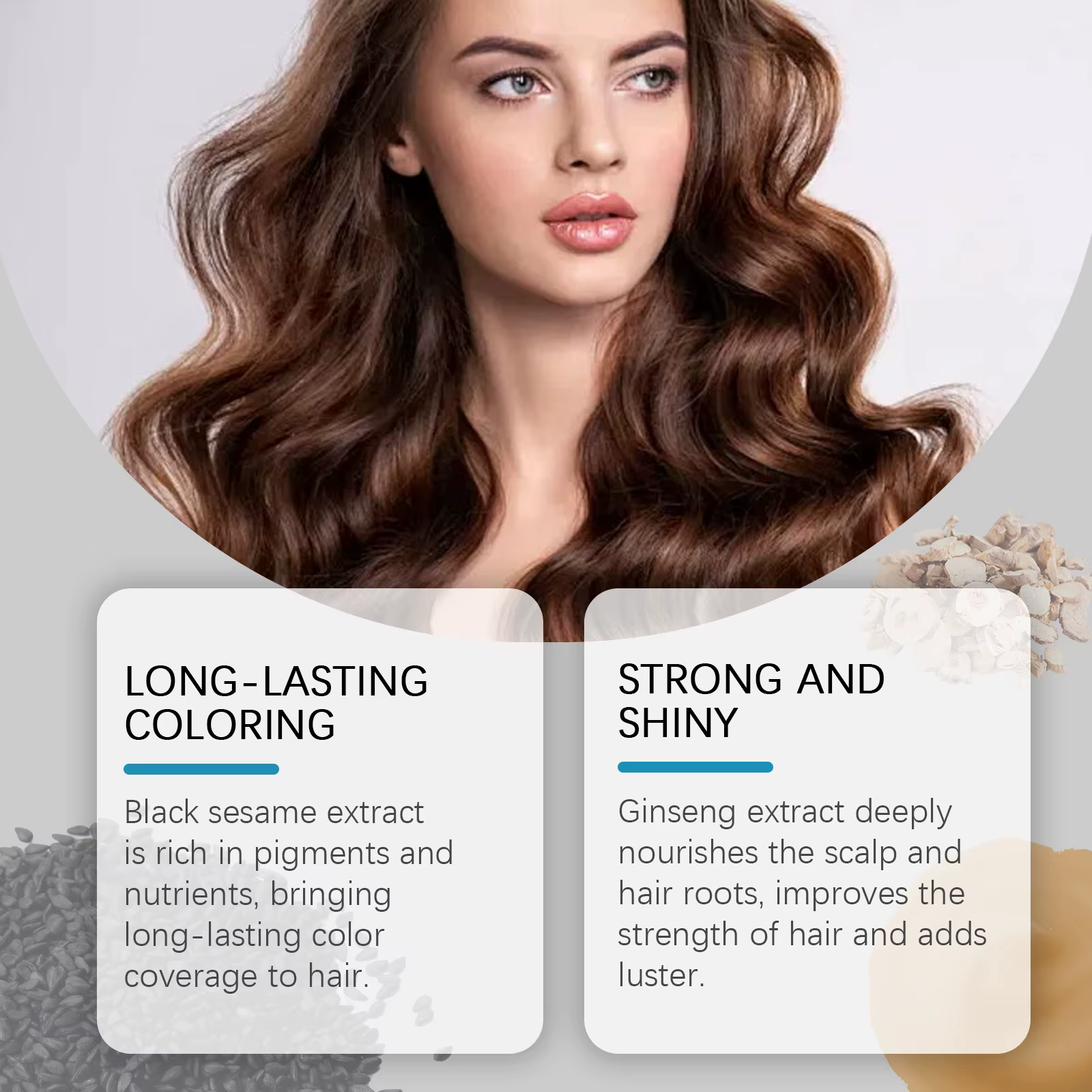 Shampooing colorant naturel pour cheveux