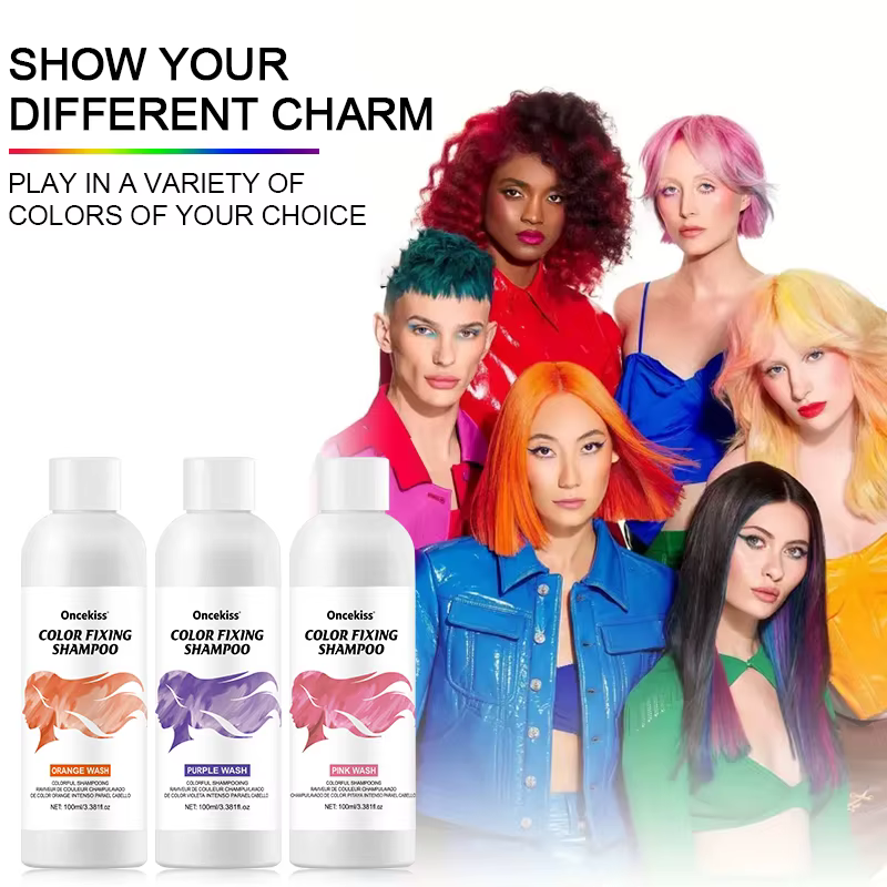 Shampoing semi-permanent pour colorant capillaire