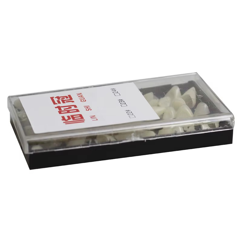 Kit de couronne dentaire temporaire, 50 pièces/boîte, placage de dents antérieures, molaire avant, postérieur, outils de blanchiment des dents, dentisterie