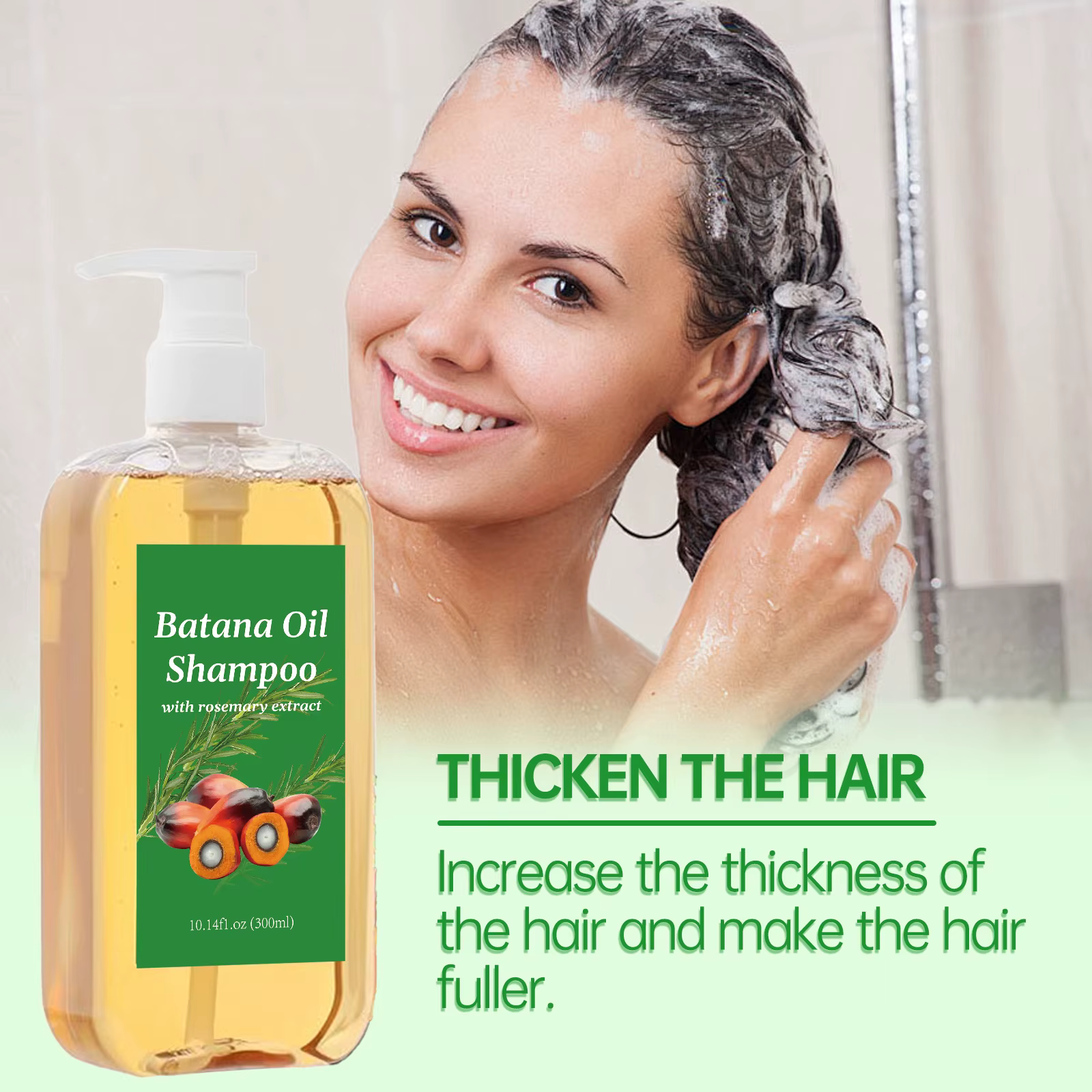 Shampoo fortifiant pour cheveux Batanana 300ml - Formule à l'huile