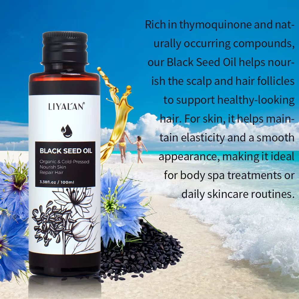 Huile de cumin noir 100 ml pour les soins capillaires