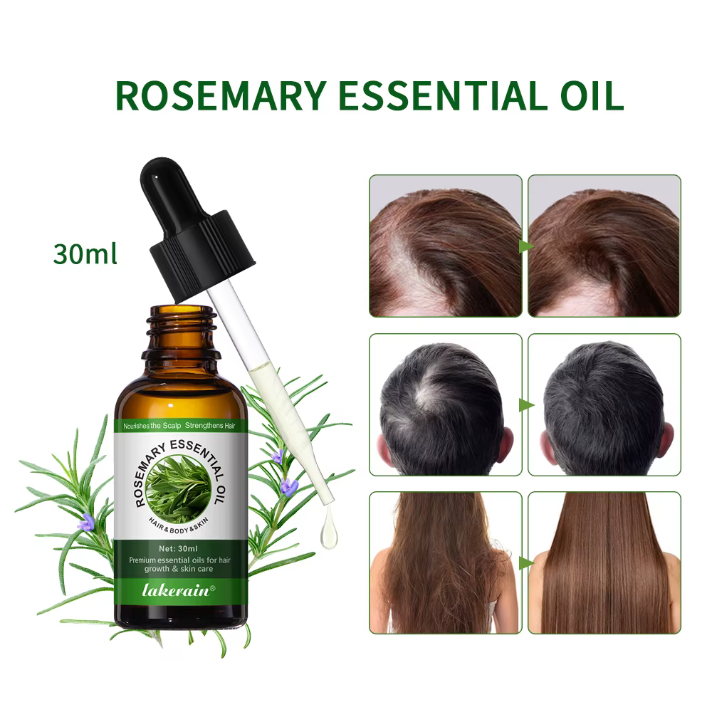 Huile essentielle de romarin pour cheveux