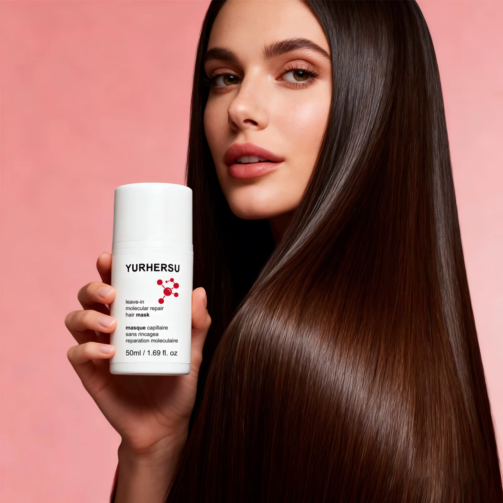 Masque capillaire sans rinçage réparation intense cheveux secs hydratant lissant adoucissant soin