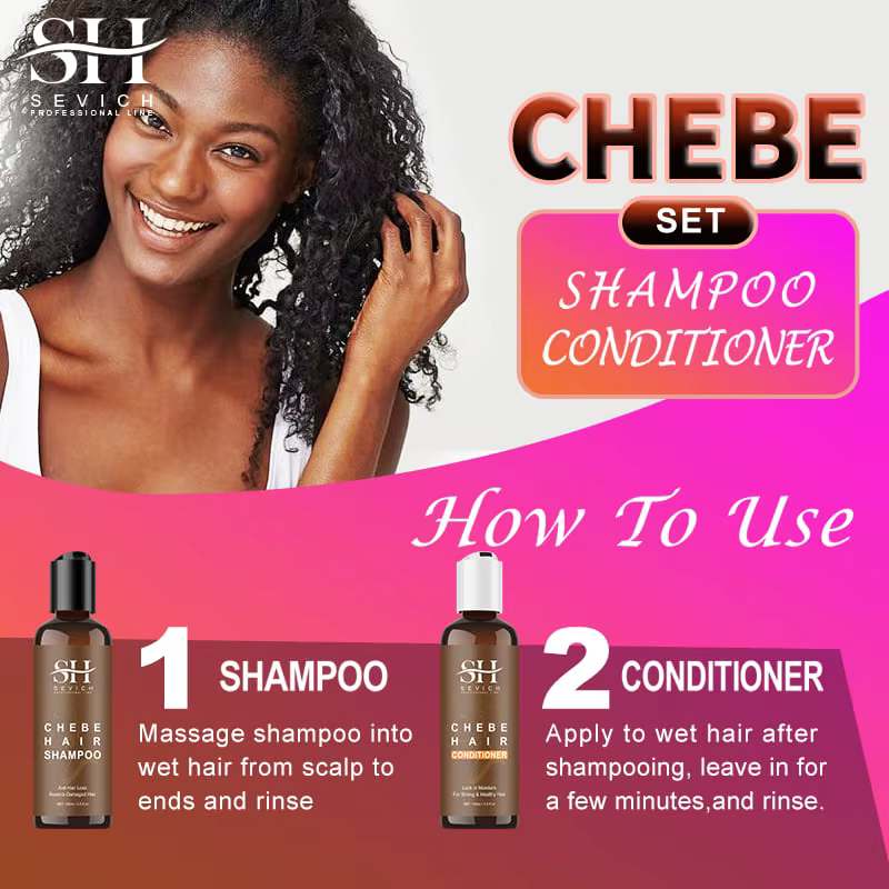 CHEBE – ensemble de shampoing et après-shampooing pour la croissance des cheveux